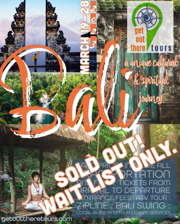 Bali trip poster