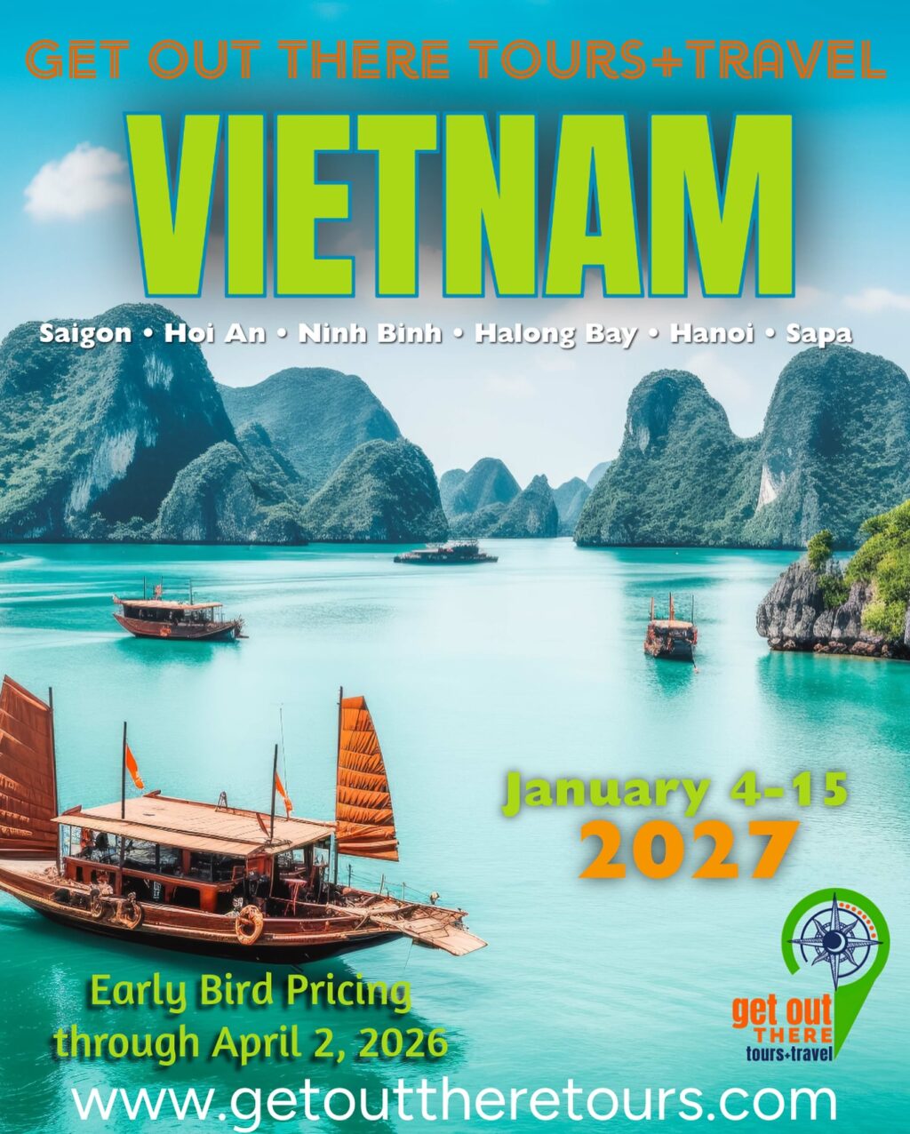 Instagram post from getouttheretours. This post is in position 3.